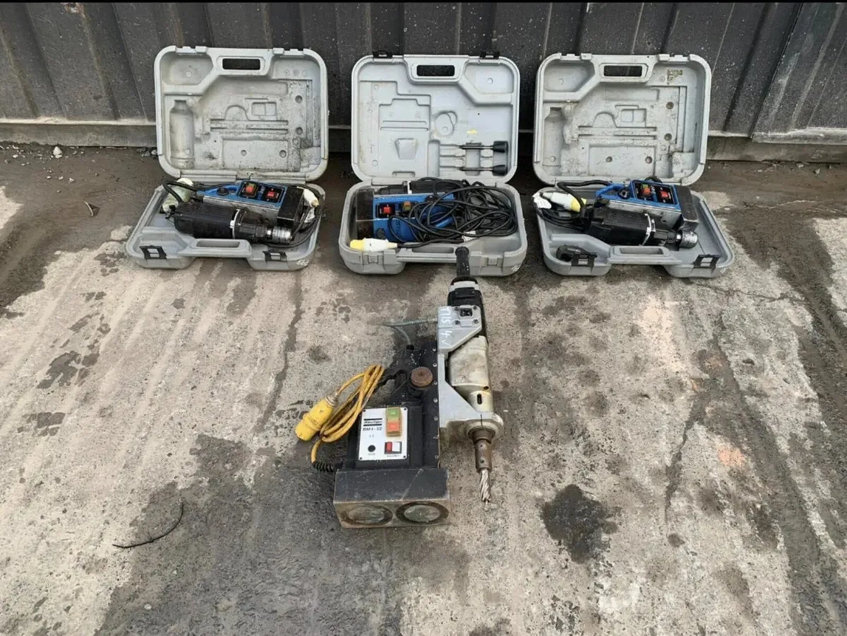 Unibor and Atlas Copco BM4 Mag Drill - Image 1