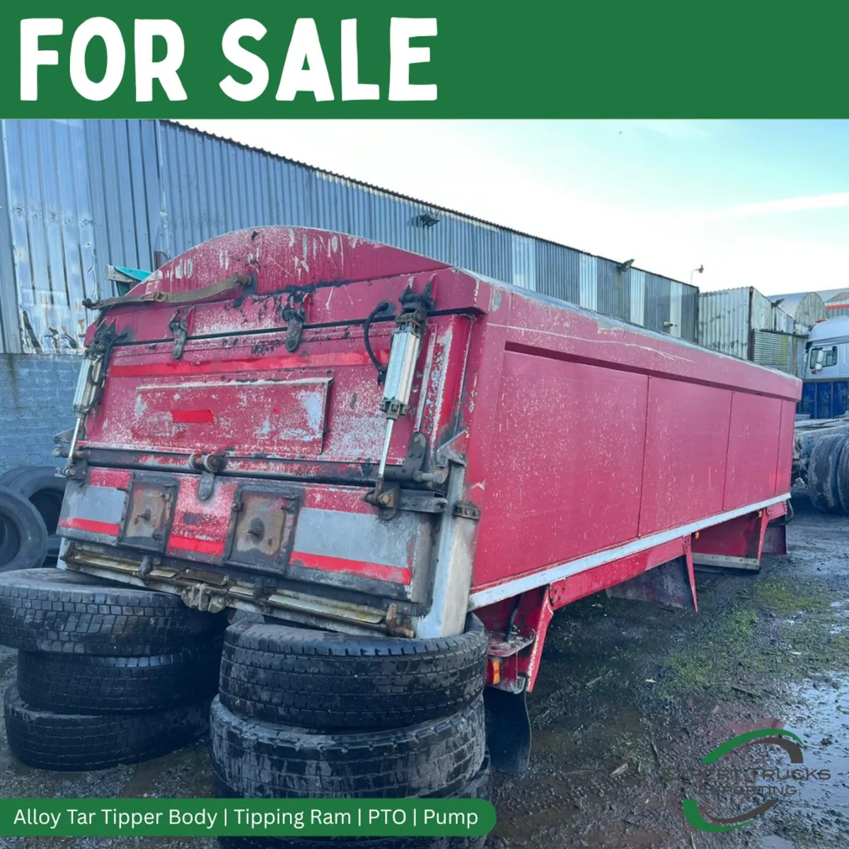 Alloy Tar Tipper Body c/w Tipping Ram - Image 1