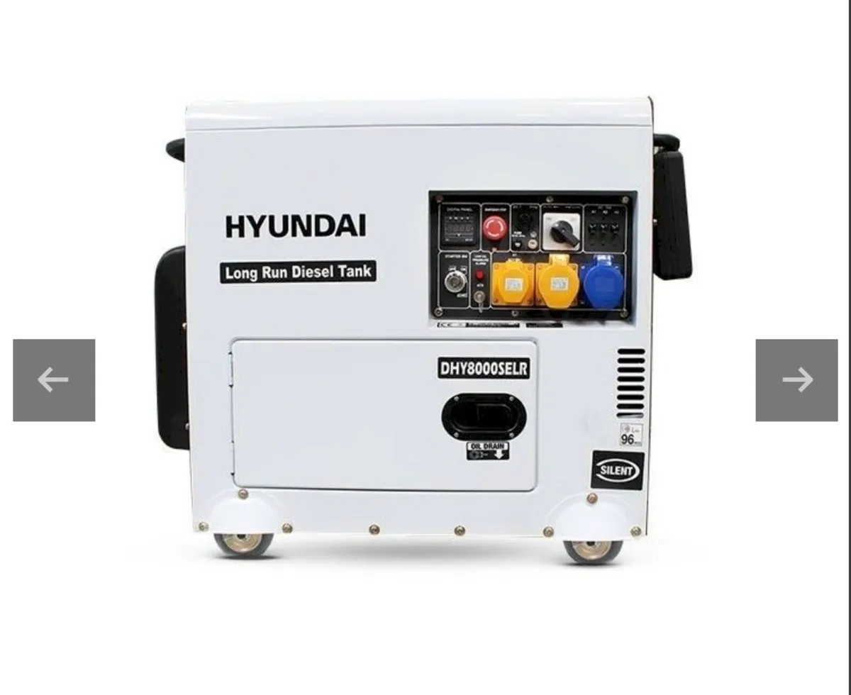 Hyundai DHY8000SELR 6kW / 7.5kVA - Image 1