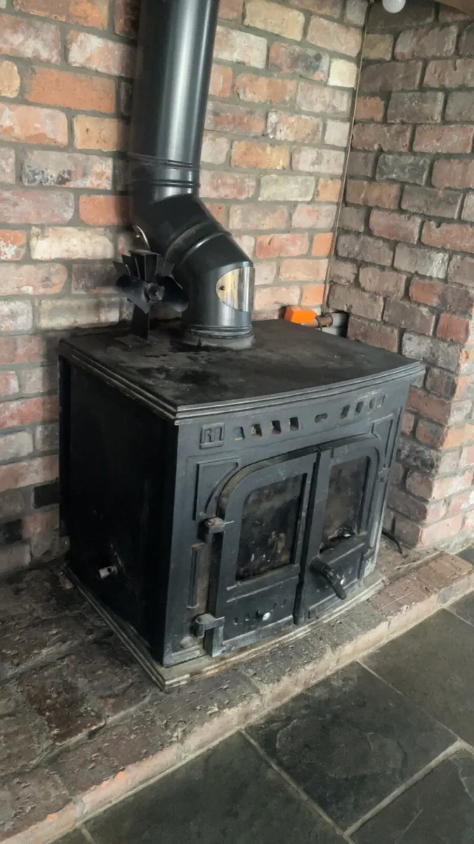 30kW Matt Black Boiler Stove - Image 1