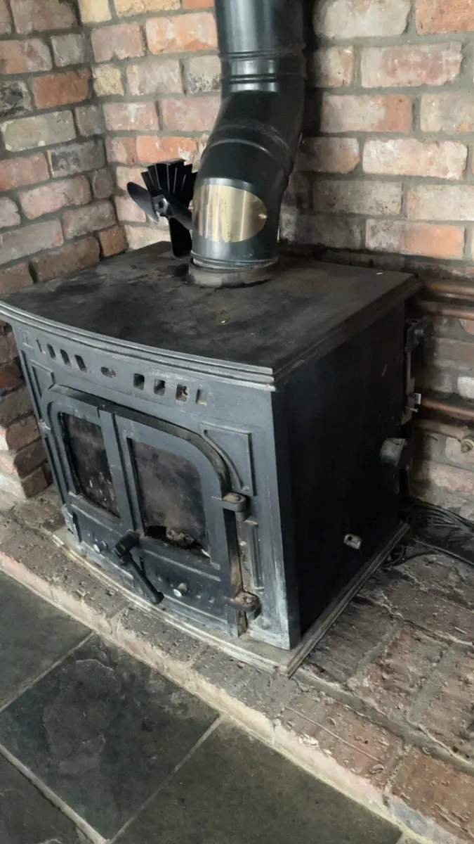 30kW Matt Black Boiler Stove - Image 2