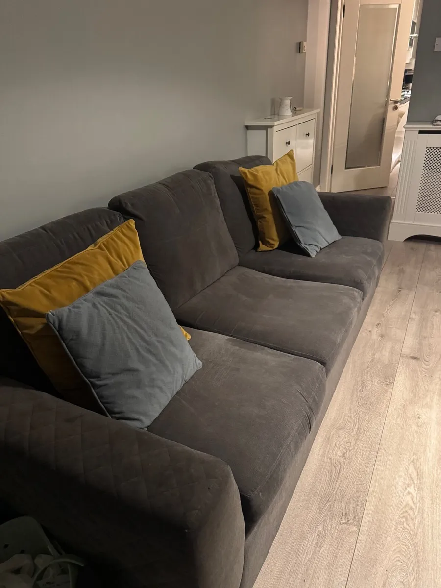 Couch, Armchair and Footstool - Image 2