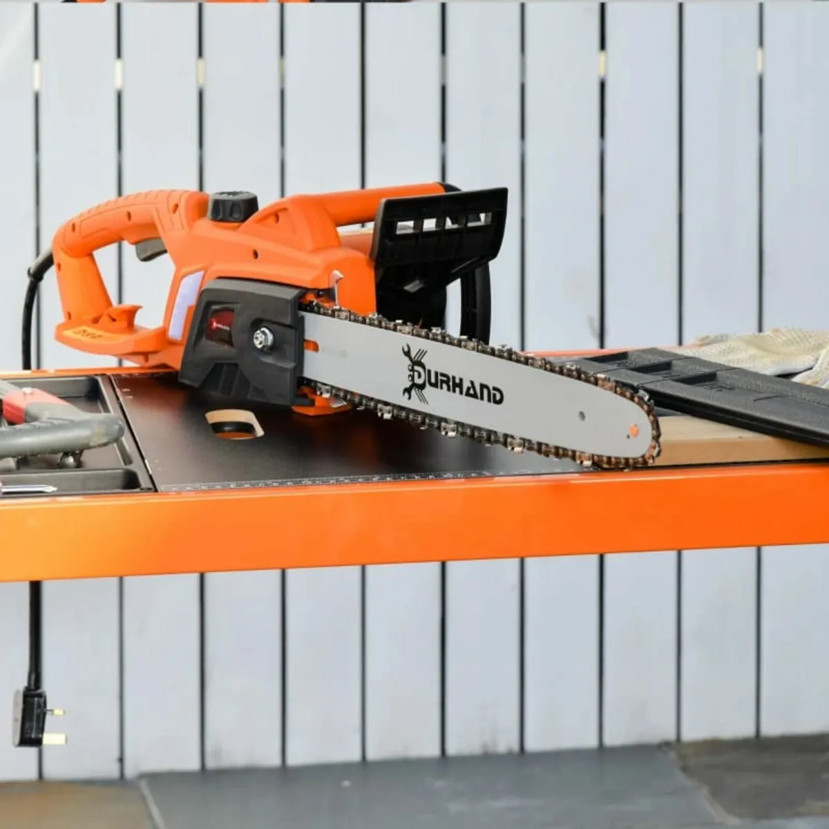 Aluminium Electric Chainsaw with Double Brake Prot - Image 4