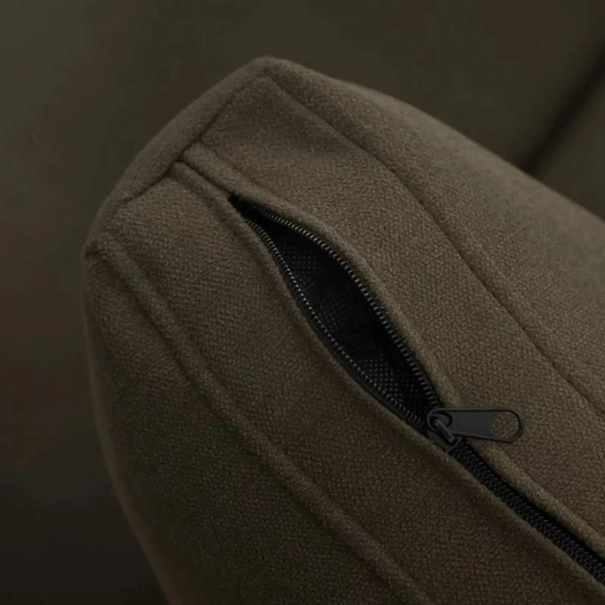 Two-seater sofa with storage, upholstered velvet s - Image 3