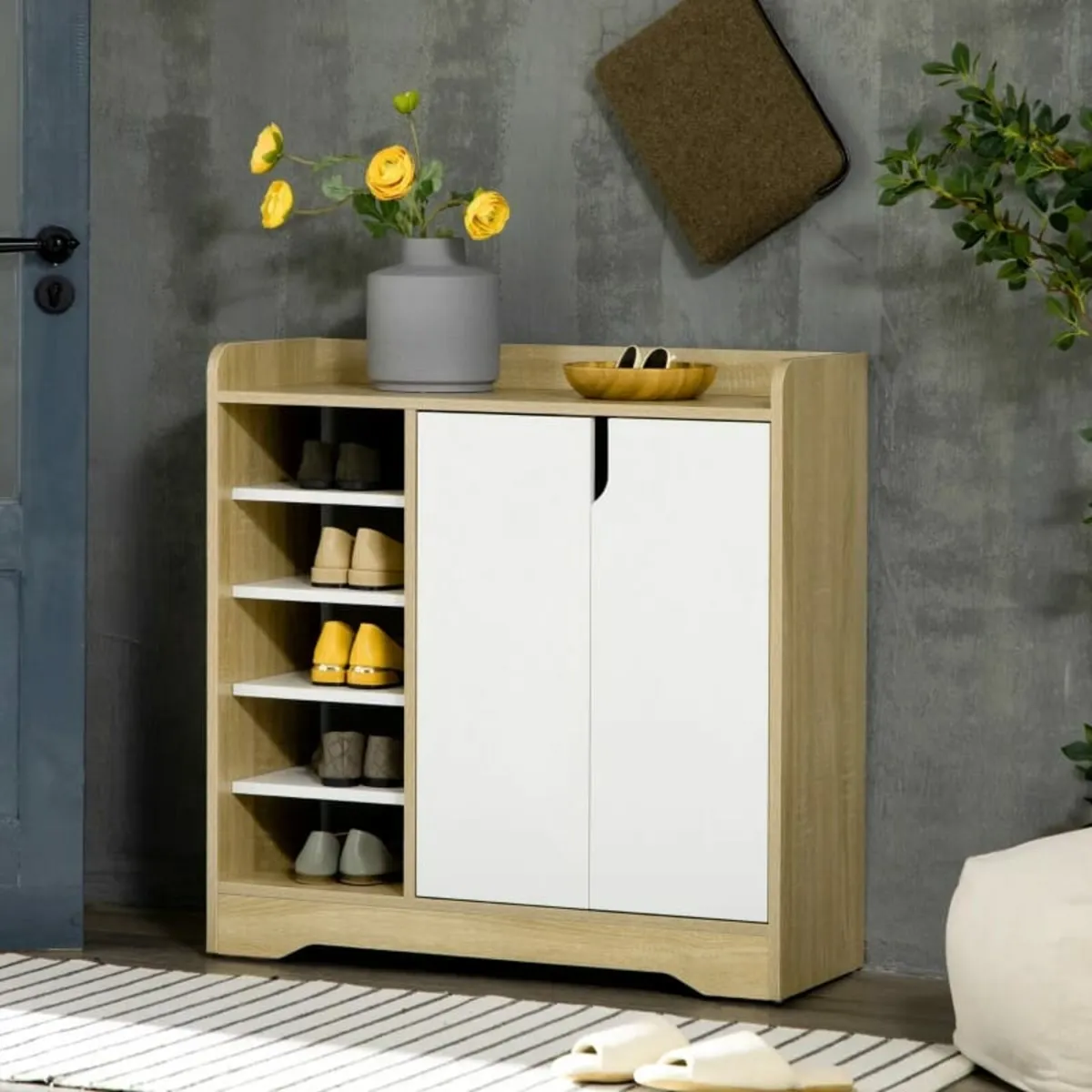 Storage with Double Doors and Open Shelves 13 Pair - Image 2