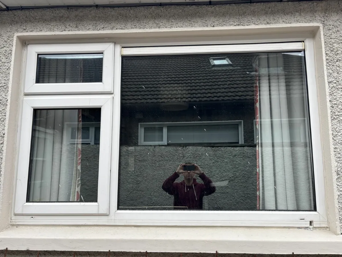4 large White PVC Windows - Image 1