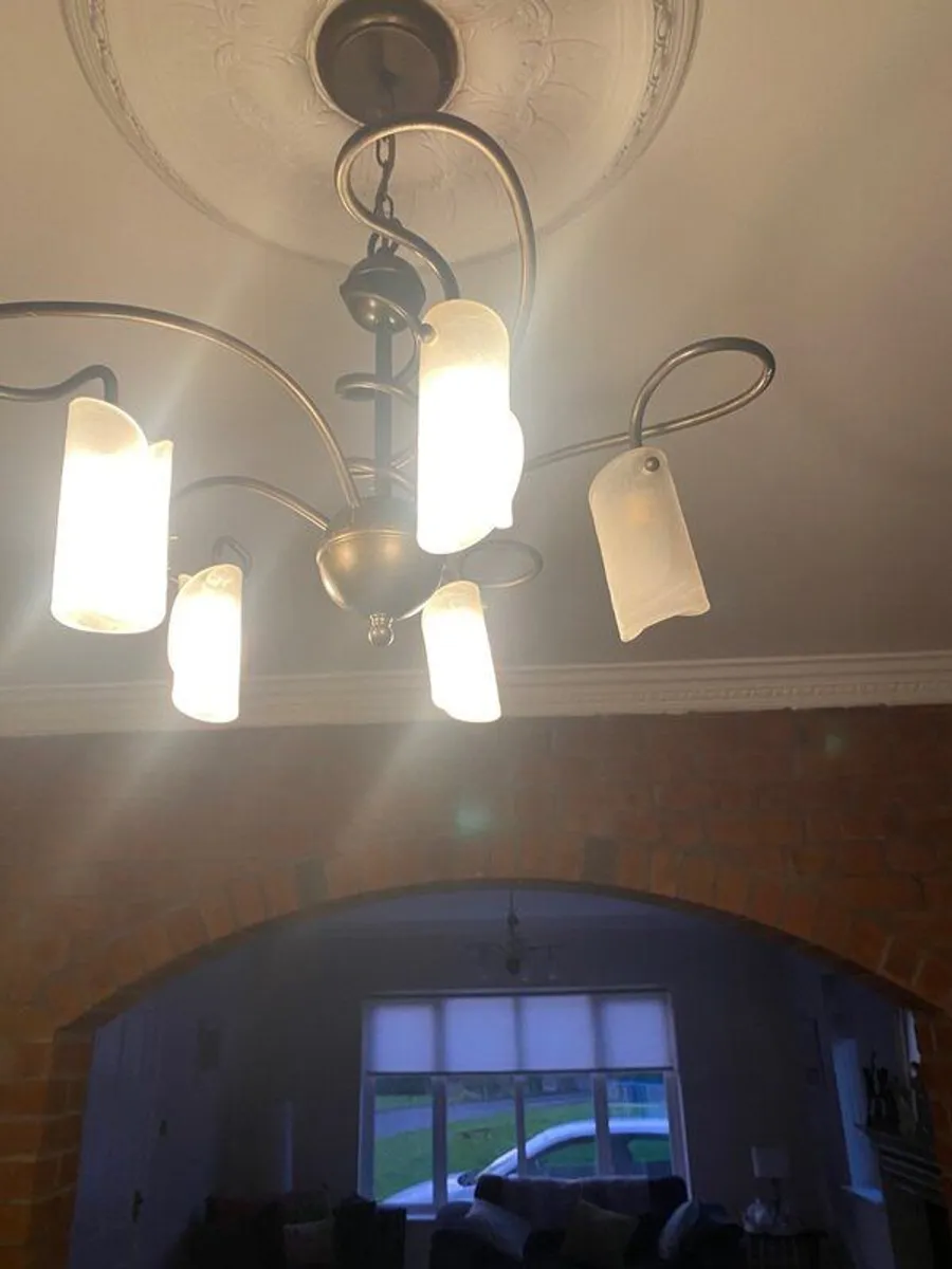 5 Arm Chandelier - Image 3
