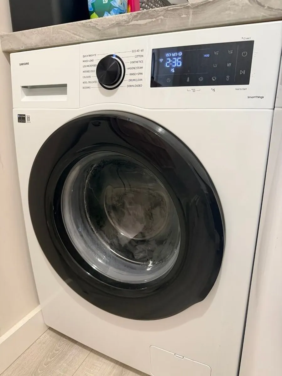 Samsung AI 9kg Washing Machine + Whirlpool Condenser Dryer - Image 1