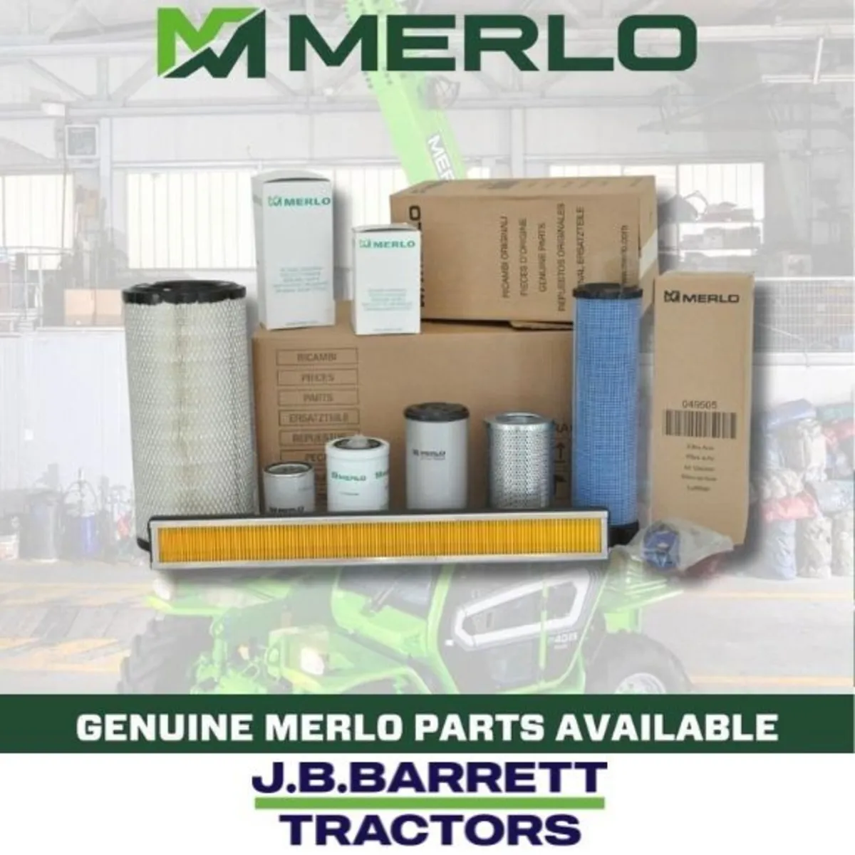 Merlo Telehandler Spare parts @ J B Barrett Omagh - Image 1