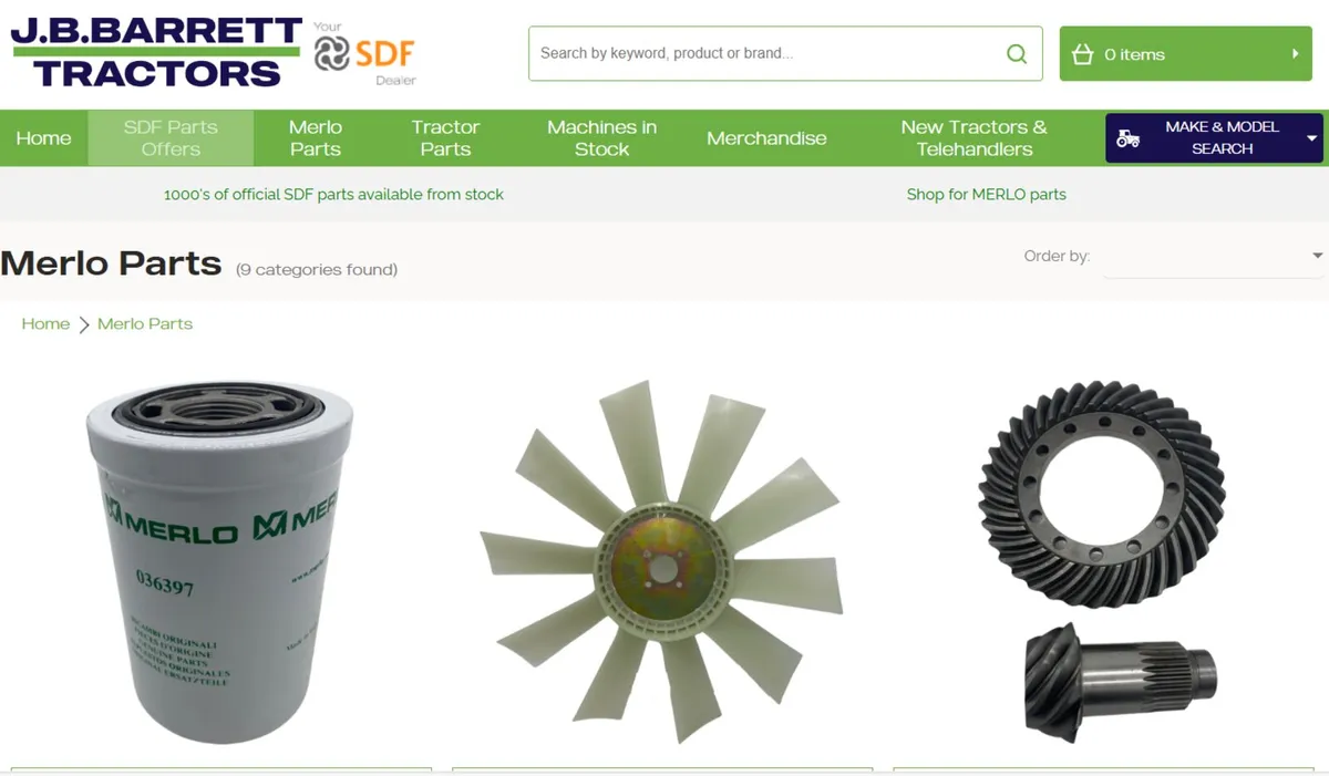 Merlo Telehandler Spare parts @ J B Barrett Omagh - Image 3