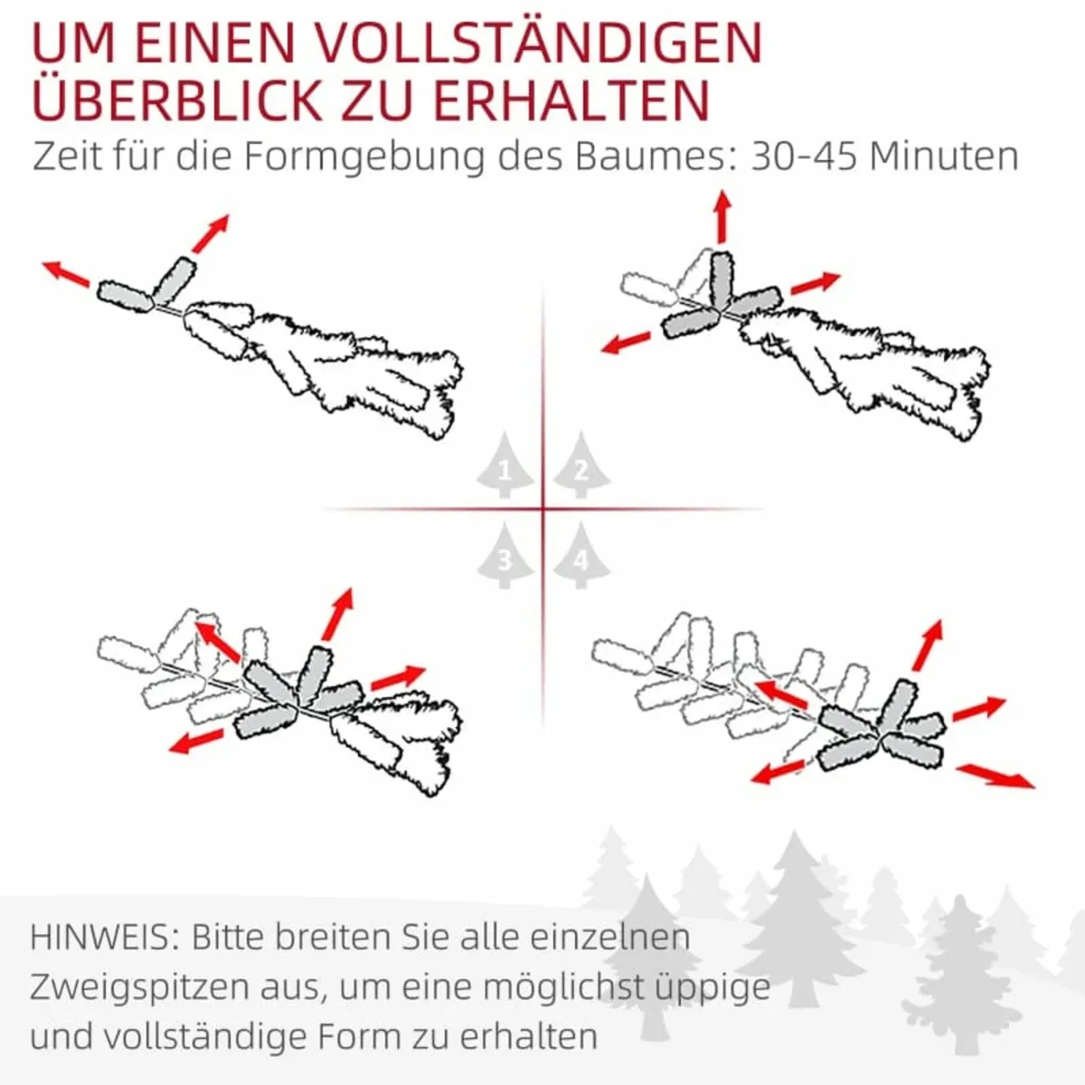 Christmas tree, Nordmann fir, lifelike, wide & lus - Image 4
