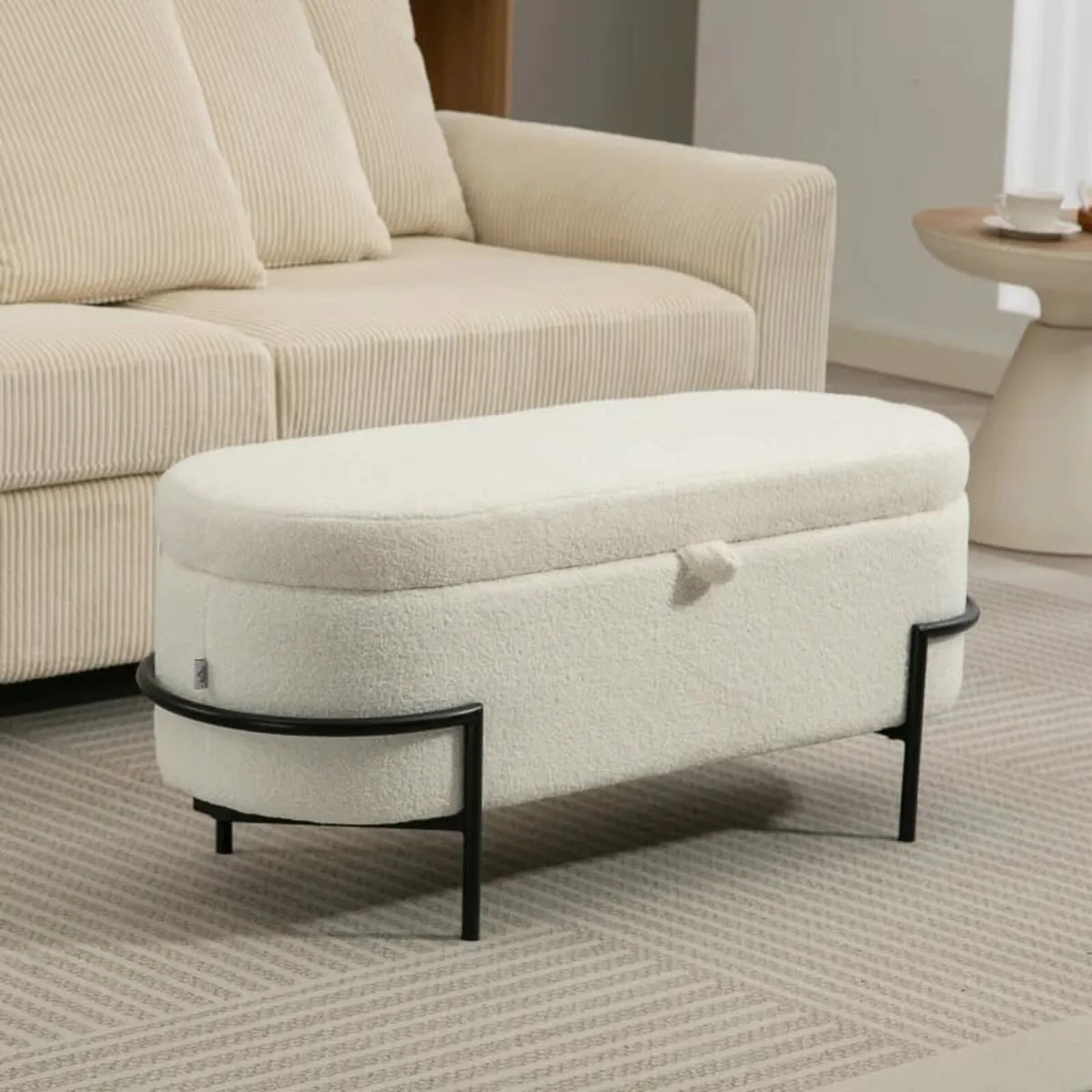 Storage stool, seat stool with lid and storage, st - Image 1
