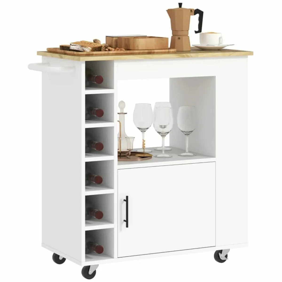 Kitchen trolley, rolling kitchen island, kitchen t - Image 2