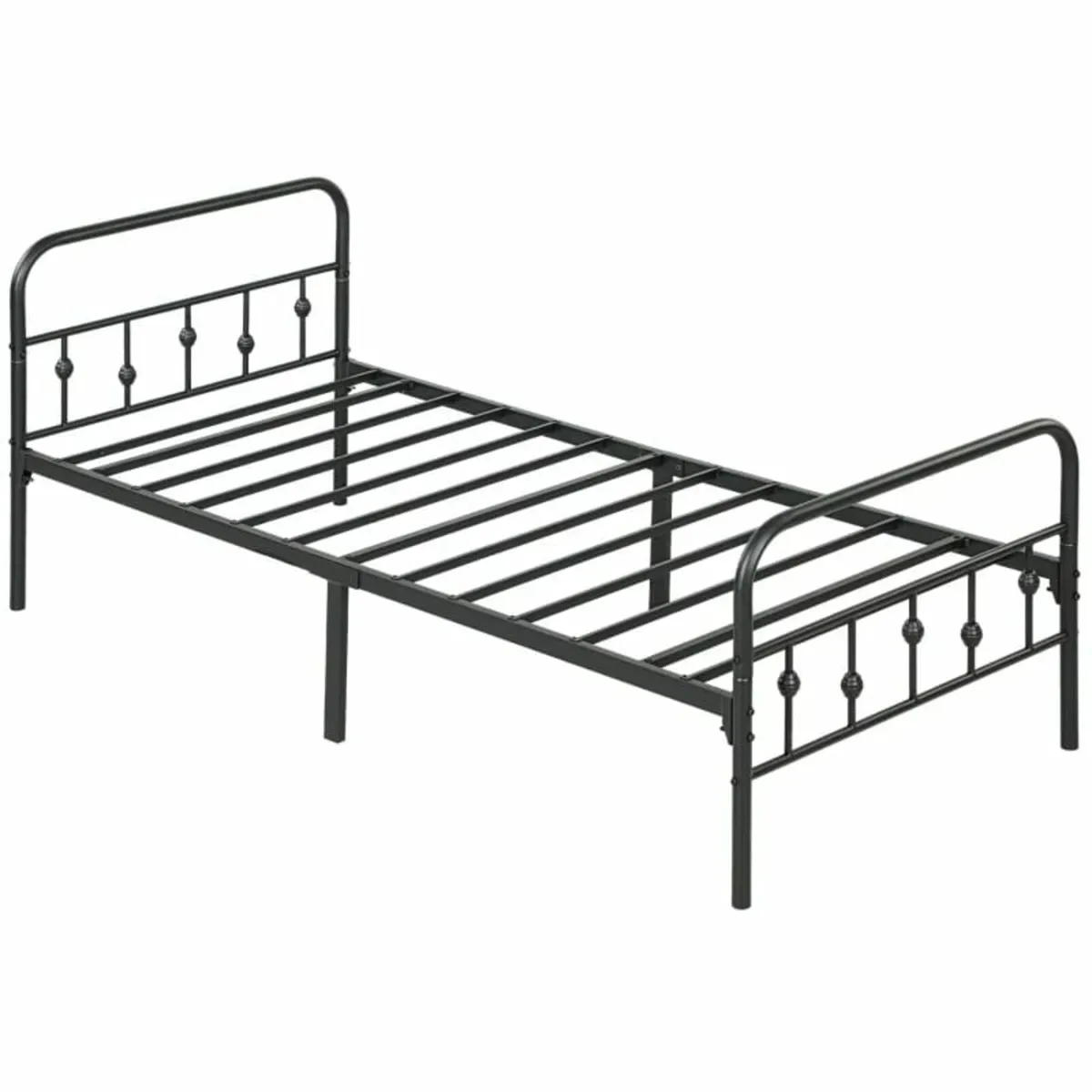 Simple metal bed frame, Easy to assemble, with noi - Image 3