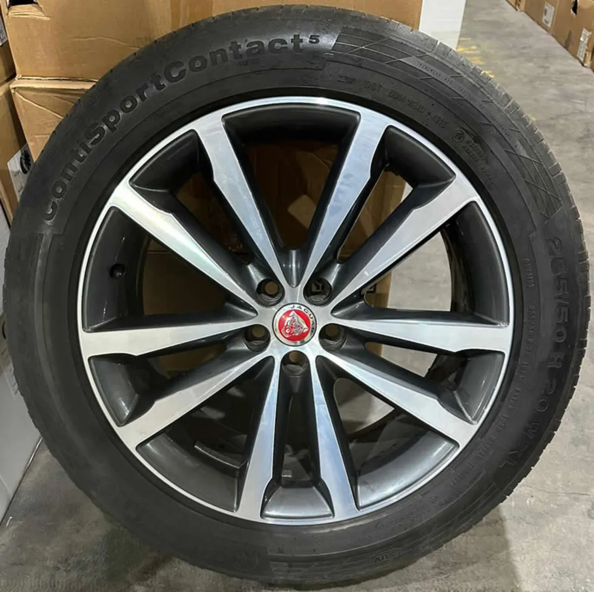 20" GENUINE JAGUAR F PACE VENOM WHEELS & CONTIS - Image 2