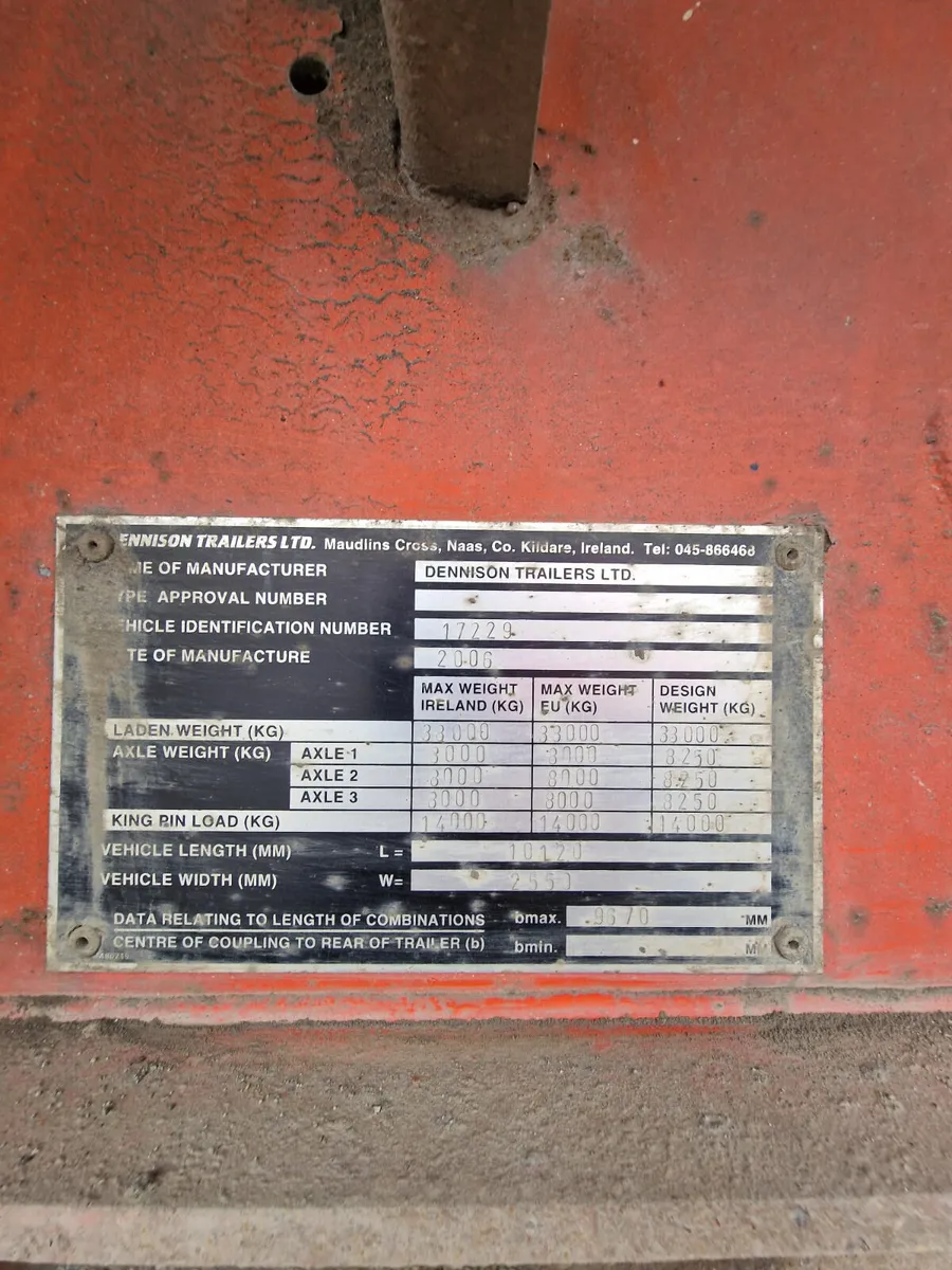 2006 Dennison Bulk Tipping Trailer - Image 2