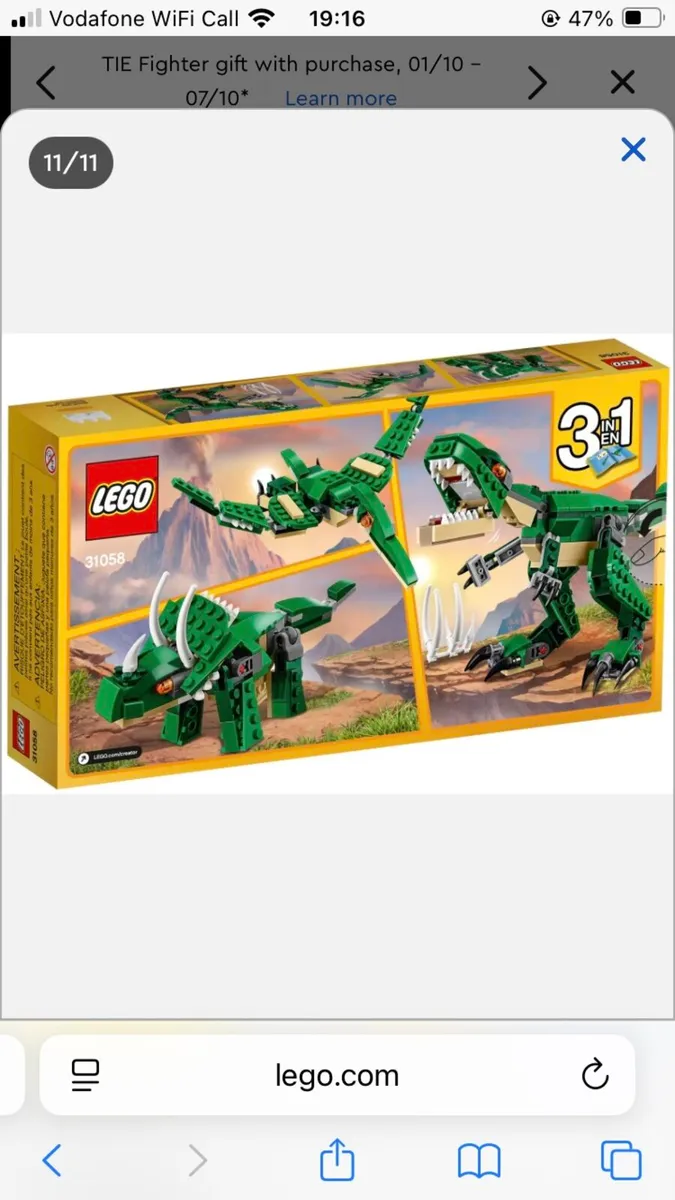 Lego Creator 3-in-1 sets: 30130 & 31058 - Image 3