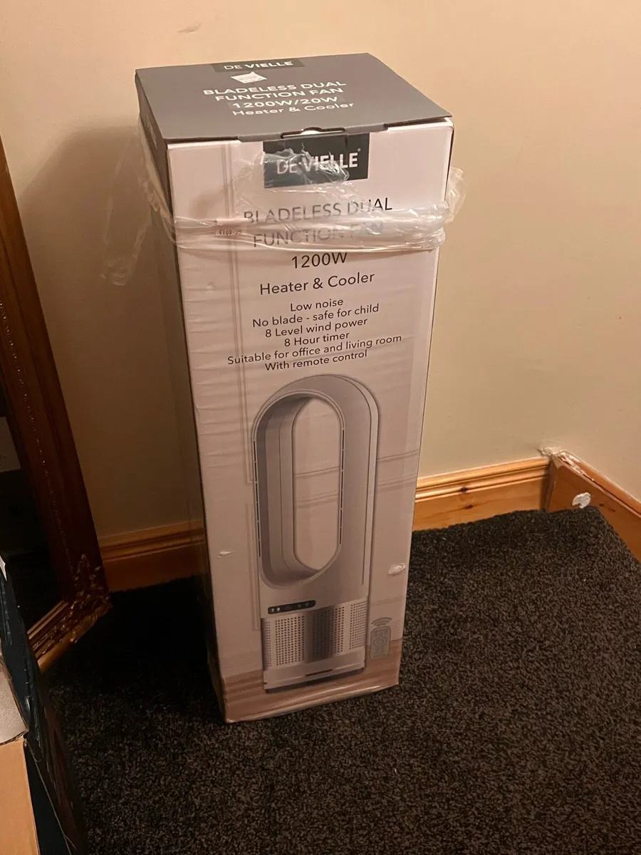 2 x Bladeless Heater / Cooler Fans - Image 1