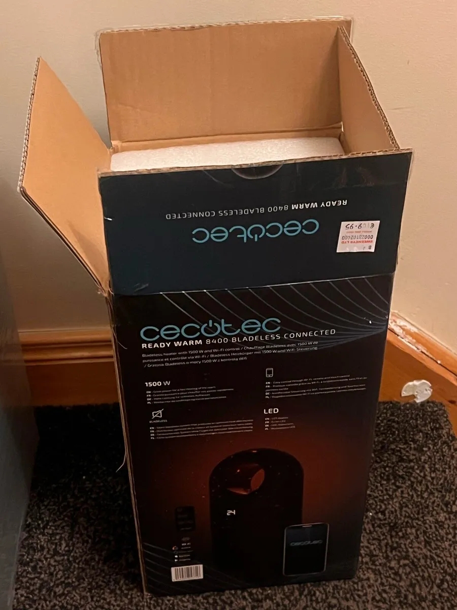 2 x Bladeless Heater / Cooler Fans - Image 2