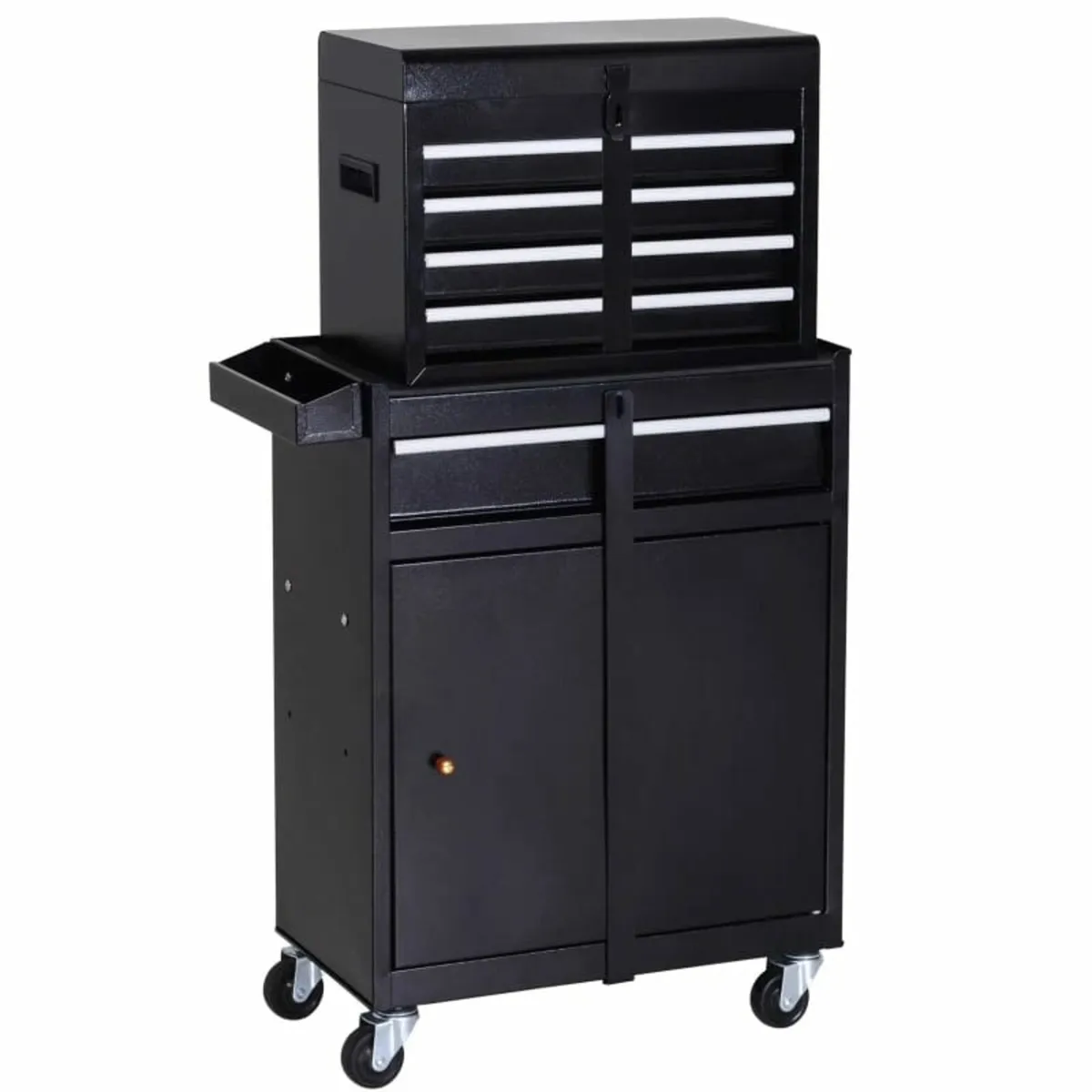 Tool Chest 2 in 1 Metal Tool Cabinet Storage Box w - Image 1