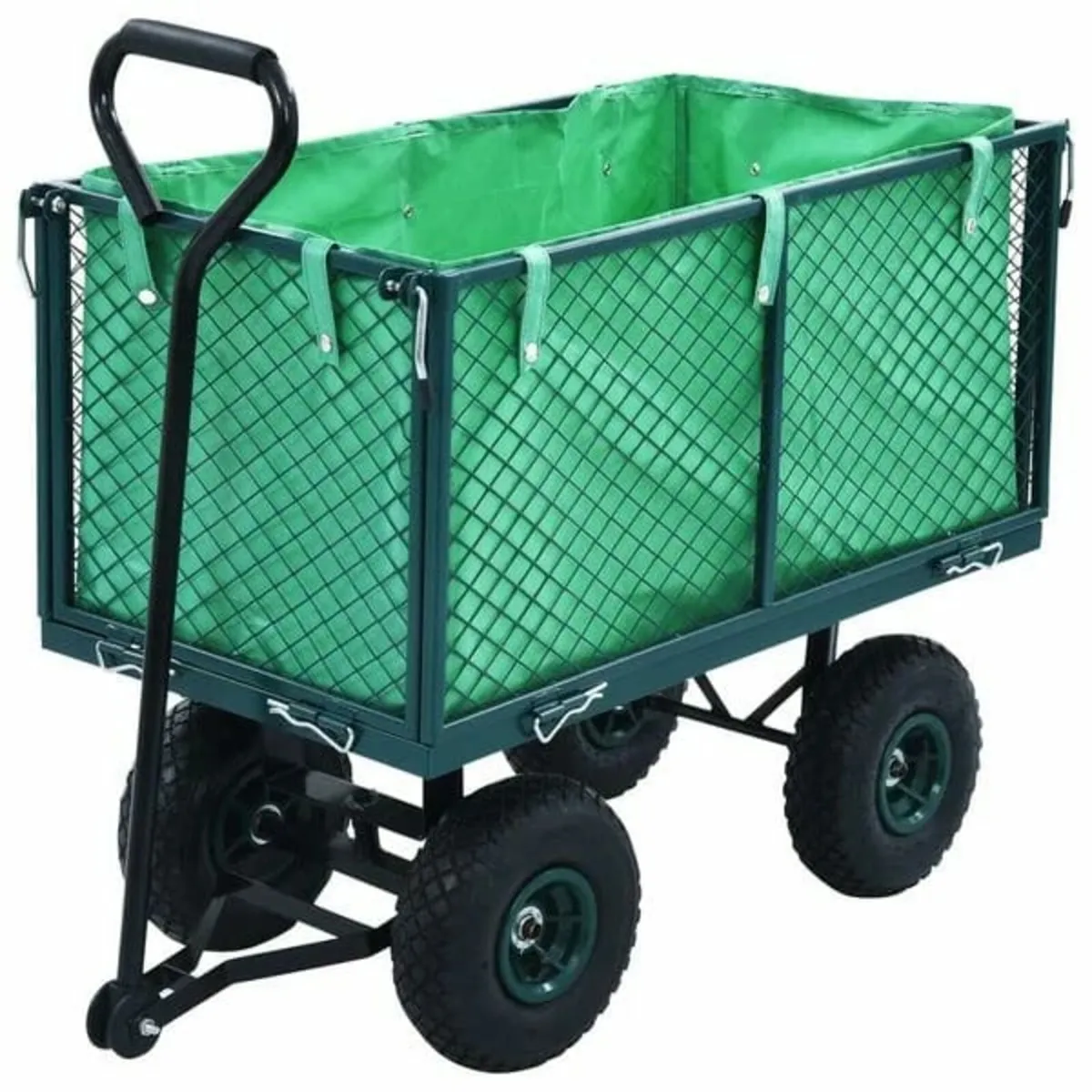 Garden Hand Trolley Green 350 kg - Image 4