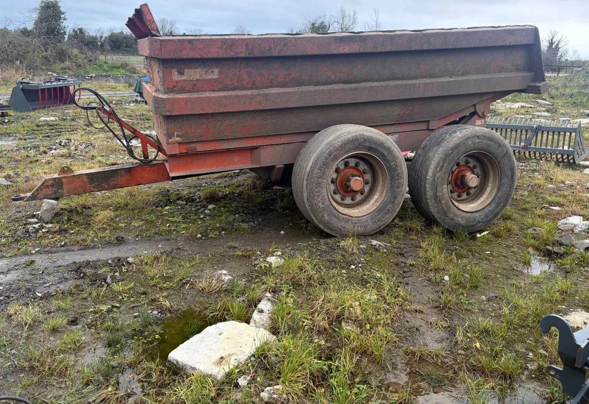 12 Ton dump trailer for self drive  hire