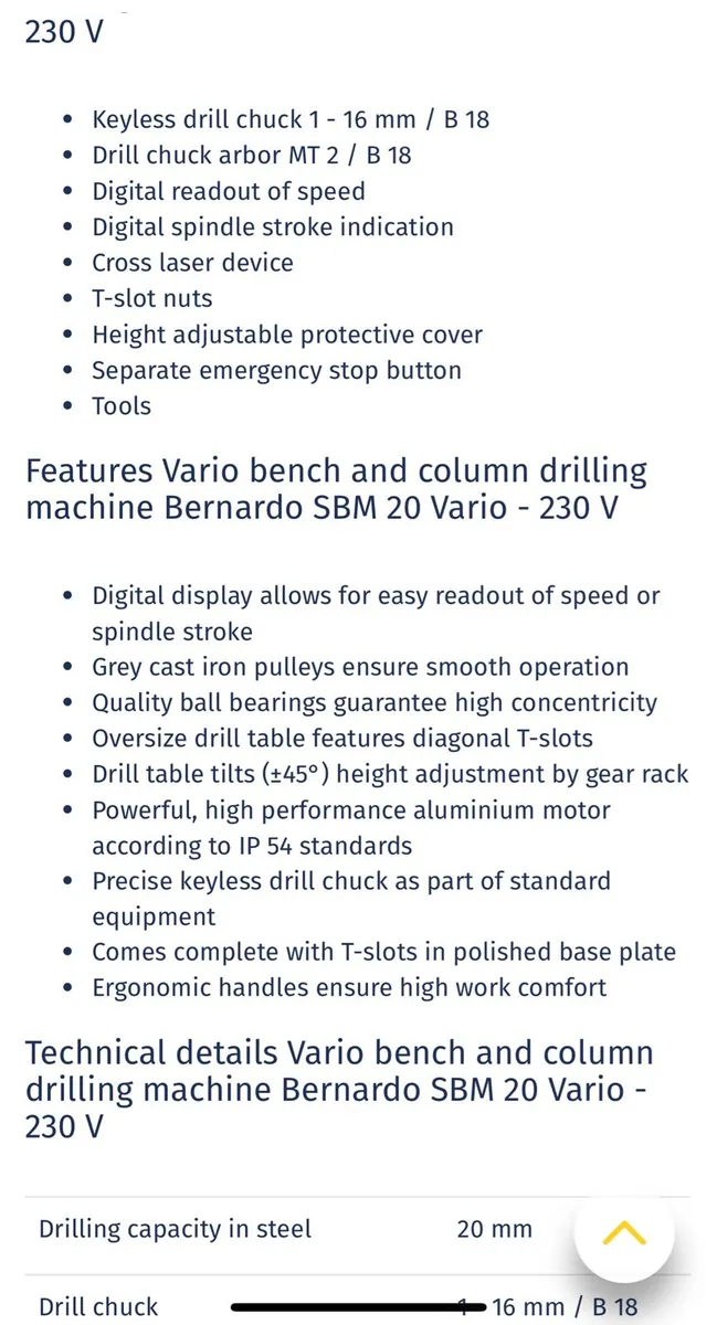 New vari speed single phase pillar drills - Image 3