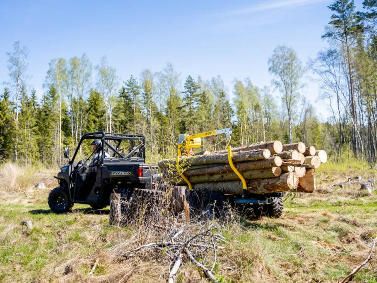 ATV Quad UTV Log Timber Trailer Log Crane log grab - Image 4