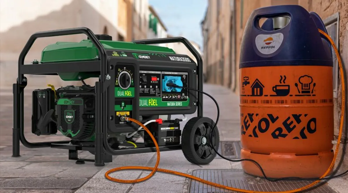 Genergy 10kVA Generator Bi-Fuel (Petrol / Propane) - Image 1