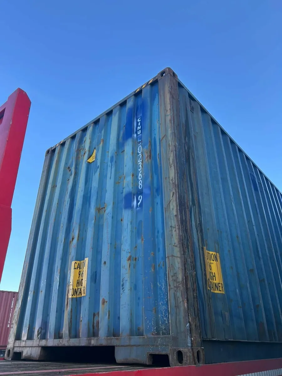Used 40FT High Cube Shipping Containers - BLUE - Image 2