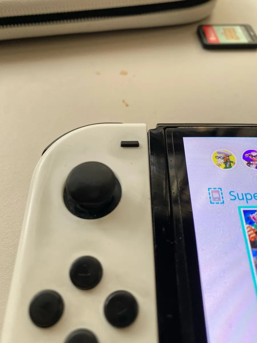 Switch OLED white + 3 games (B-) - Image 2