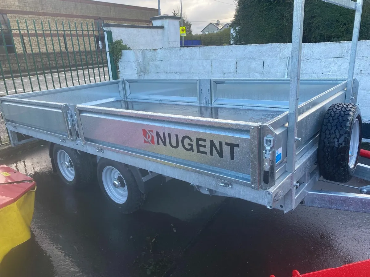 Nugent 12ft flat trailer - Image 1