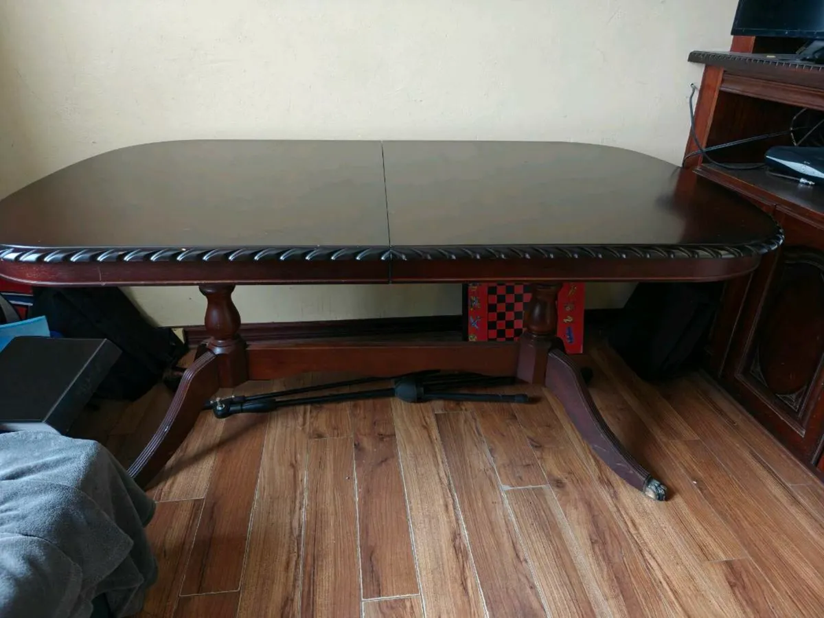 Mohogany dining room table - Image 2