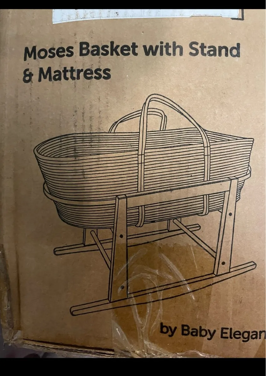 Brand new Moses basket by baby elegance - Image 2