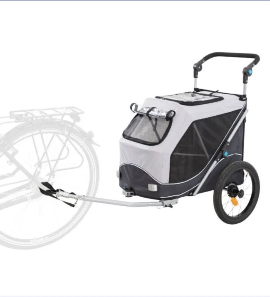 Dog Stroller with bike attachment - Image 2
