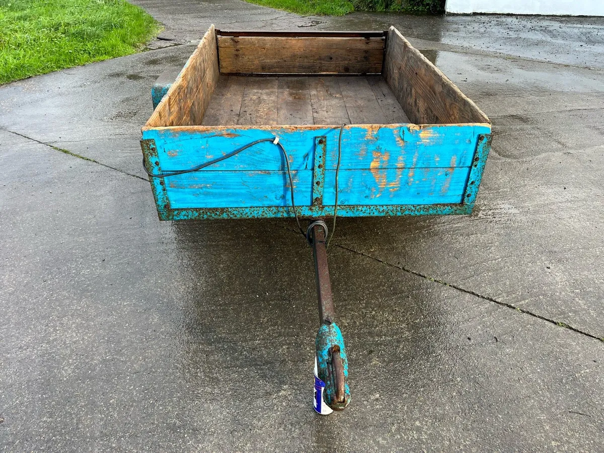 6ftx4ft Single axle car trailer - Image 2