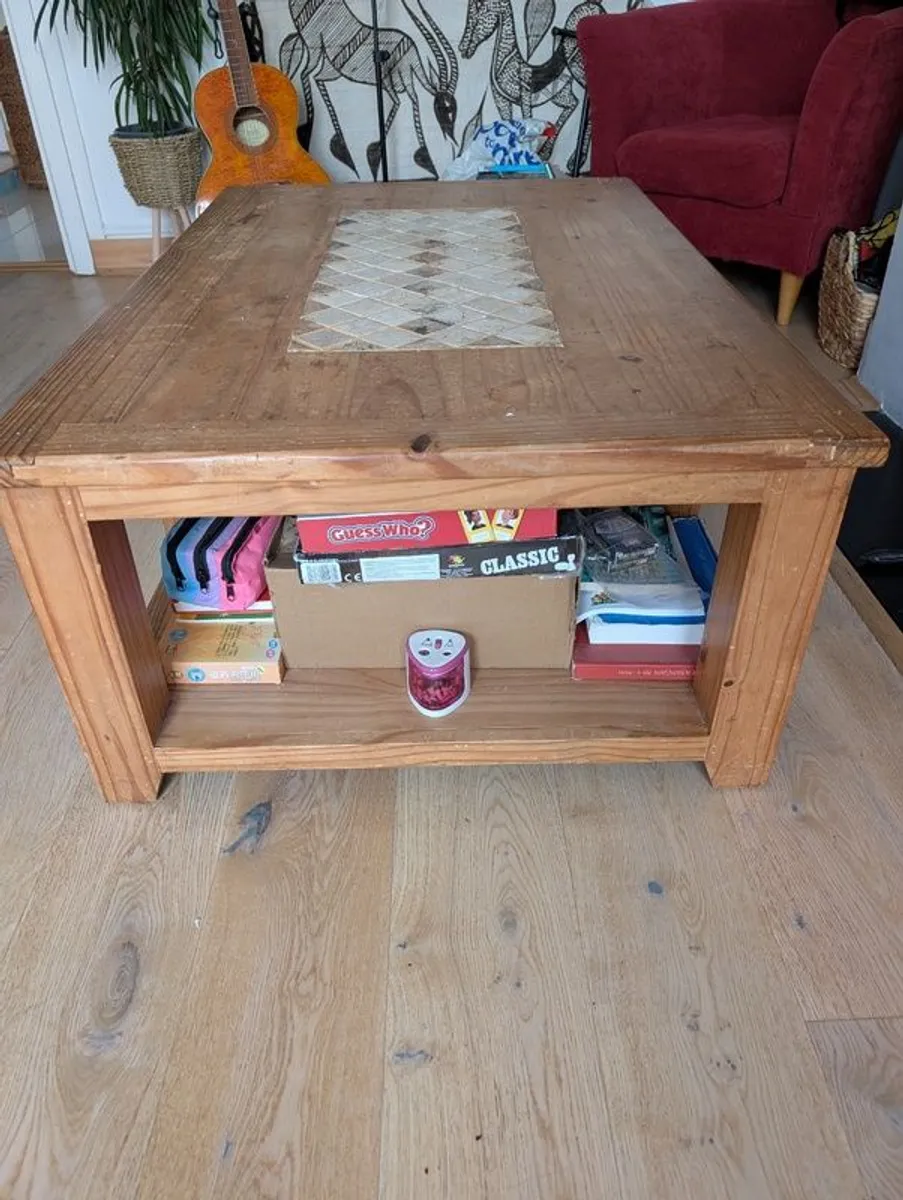 Coffee Table Reclaimed Wood - Image 3