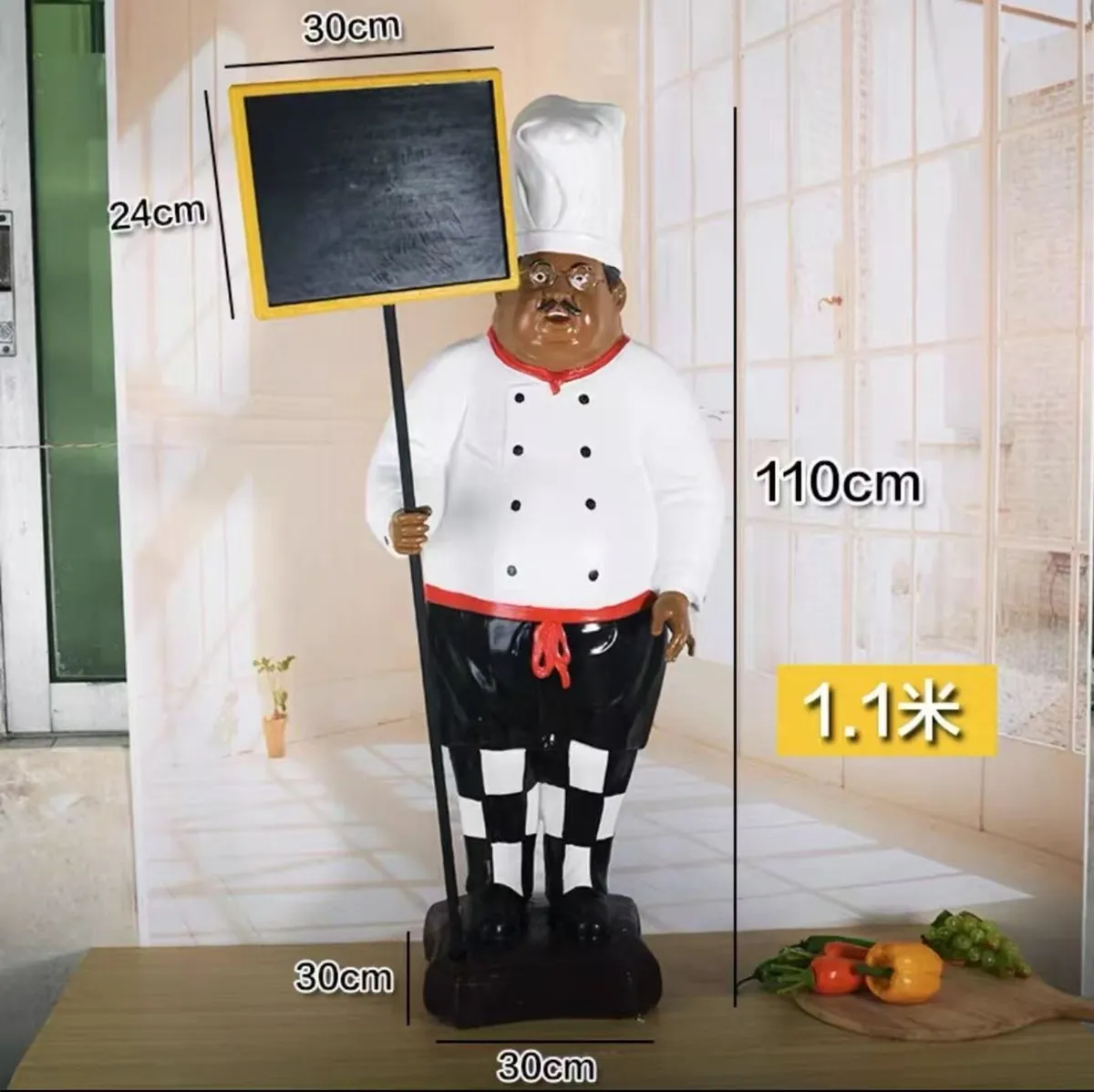 Chefs statues for Catering advertisement - Image 2