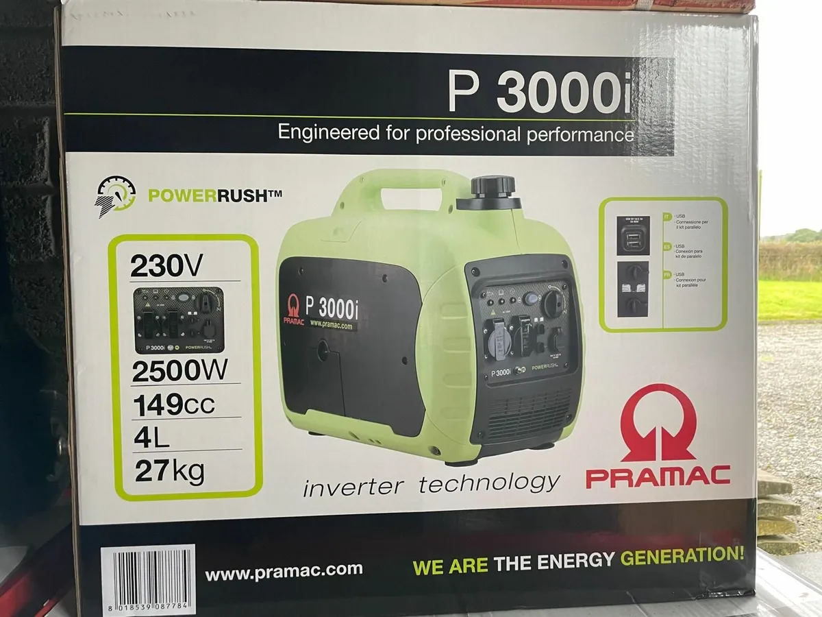 Pramac P3000i 2.5 KVA / 2.5 KW Inverter Petrol