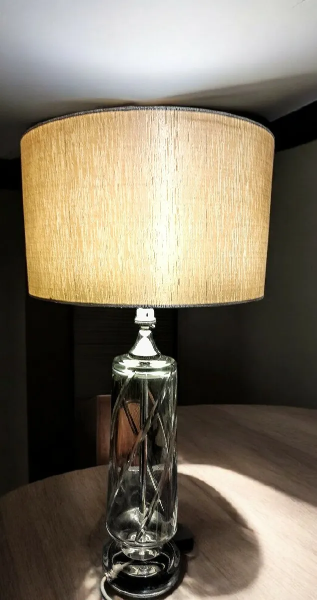 Galway crystal tall lamp - Image 1