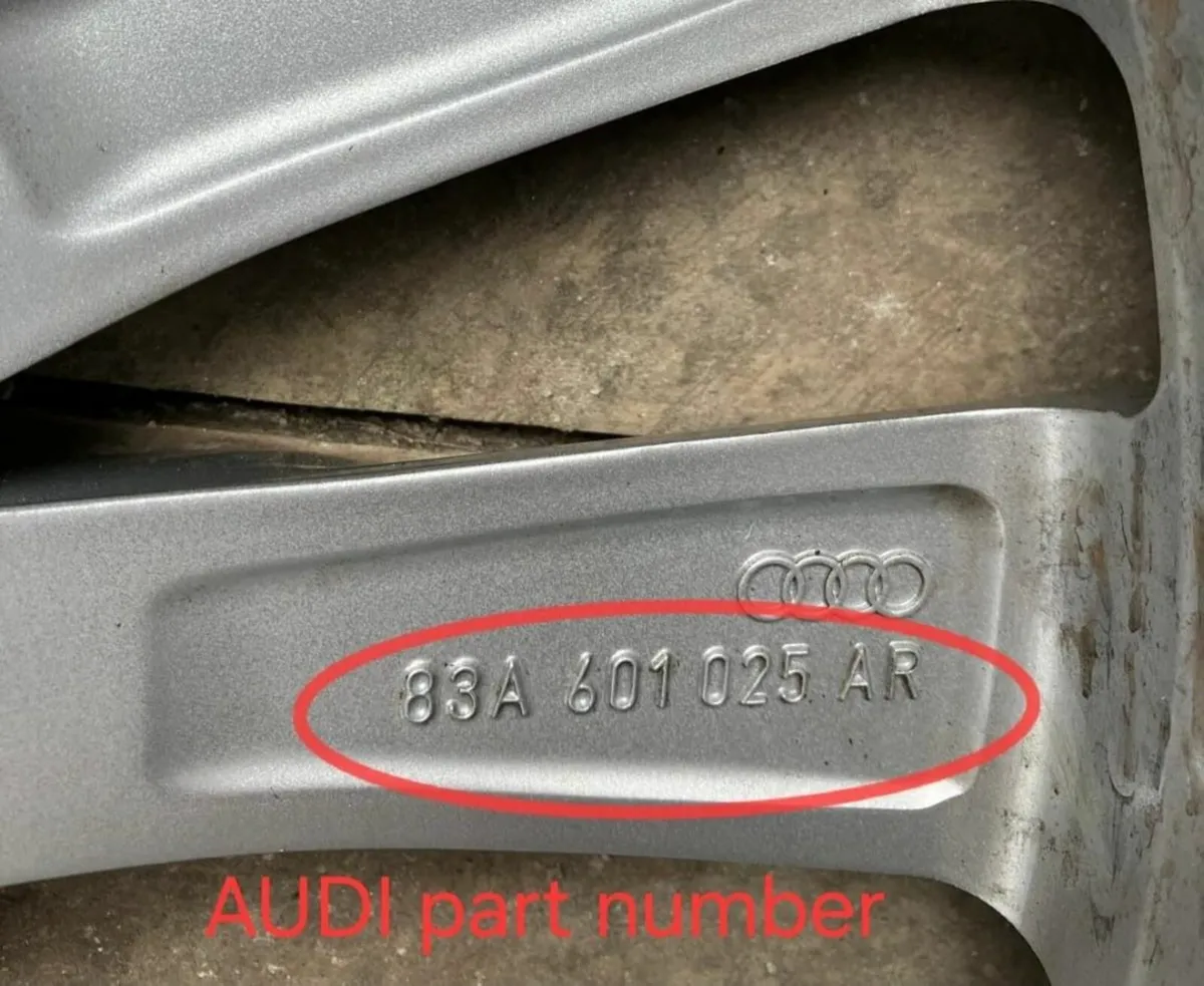 New Unused Genuine OEM Audi 18” Alloys For Sale. - Image 4
