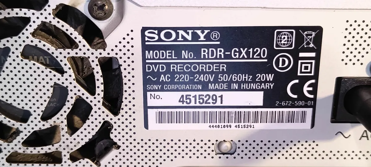 Sony DVD recorder video player smart - Image 1