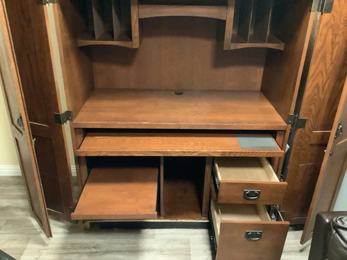 Solid wood bureau - Image 2