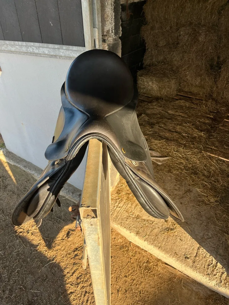 English Leather Saddle 19.5” - Image 3