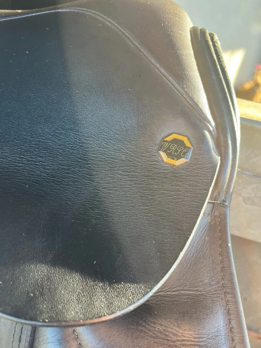 English Leather Saddle 19.5” - Image 4