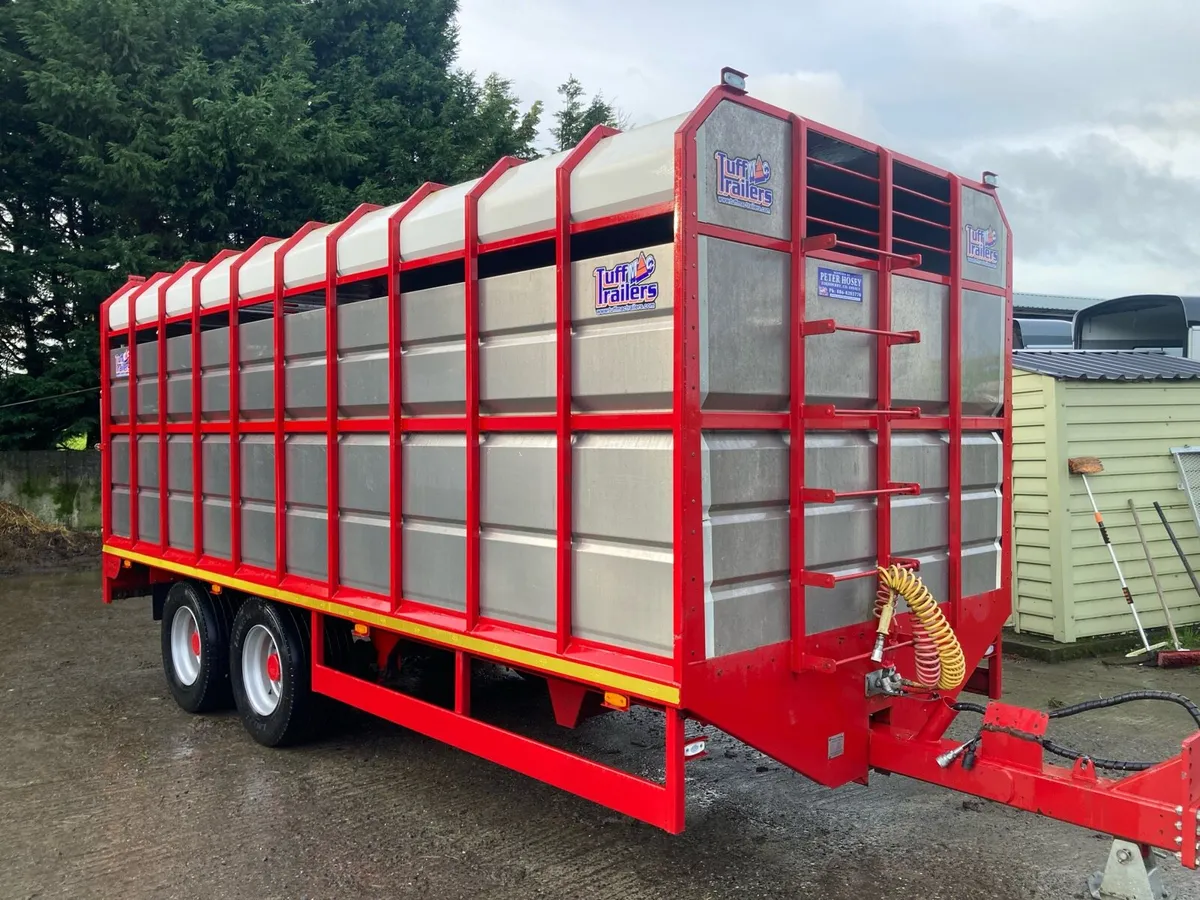 2021 Tuffmac 20 ft livestock trailer - Image 1