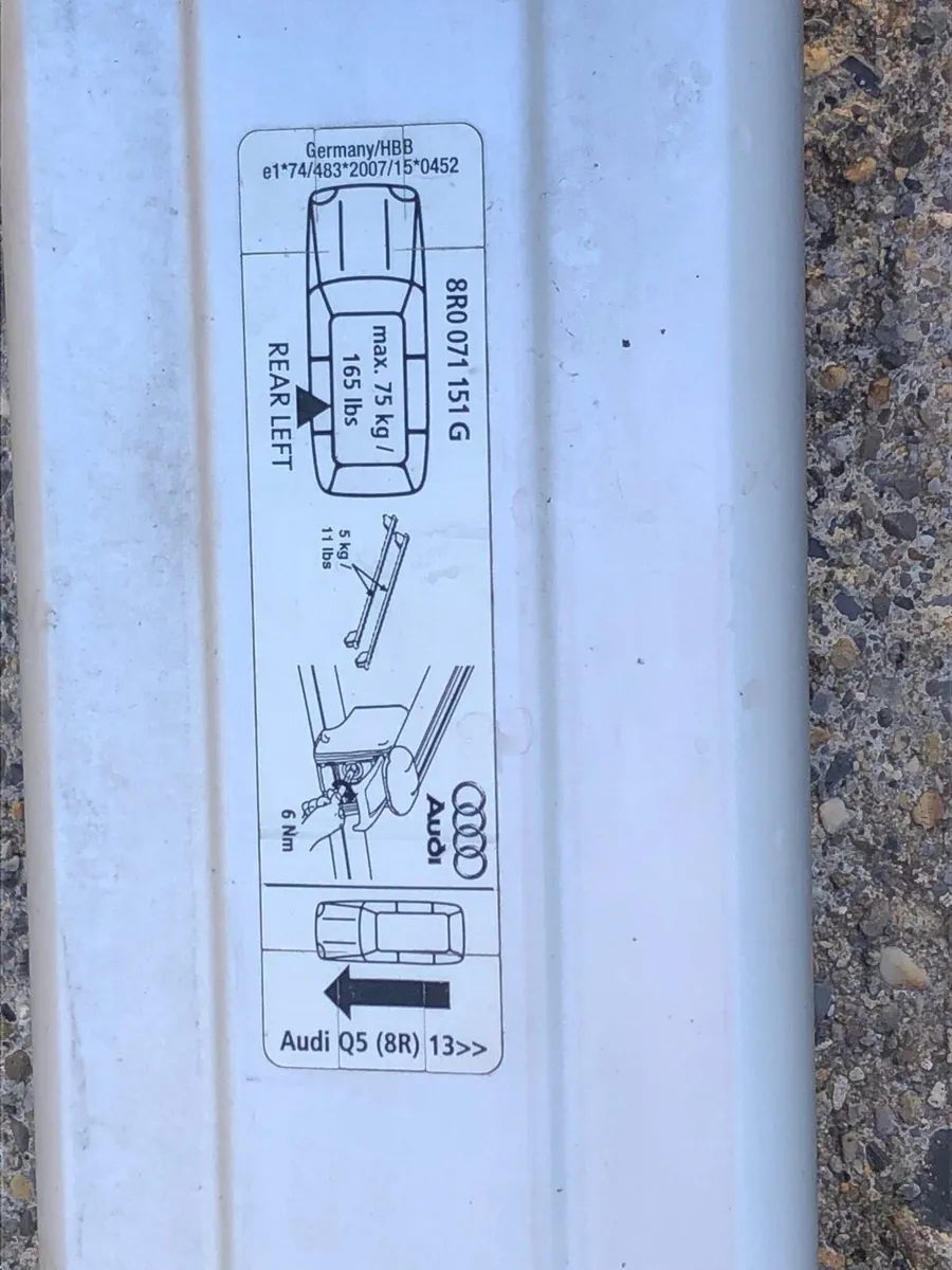 Audi roof bars - Image 3