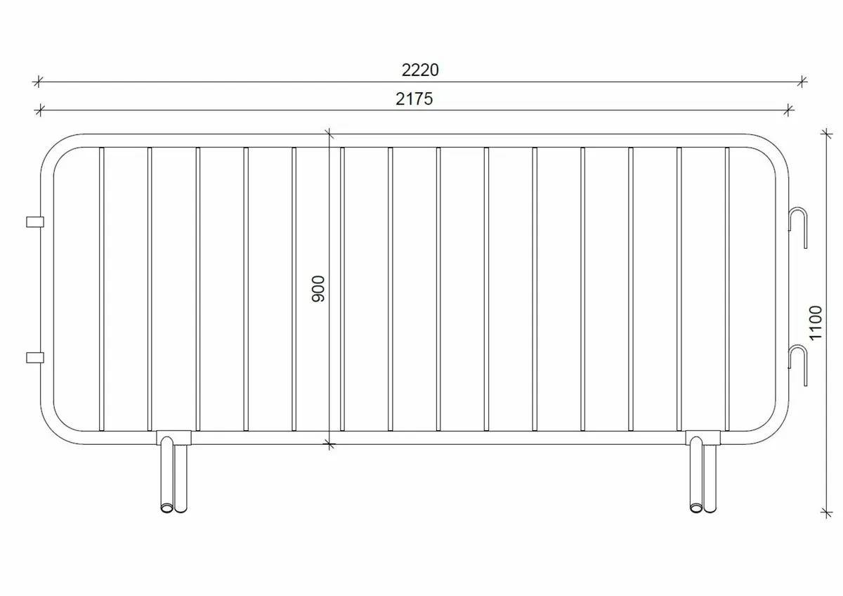Crowd Control Barriers CCB Pedestrian - Image 2