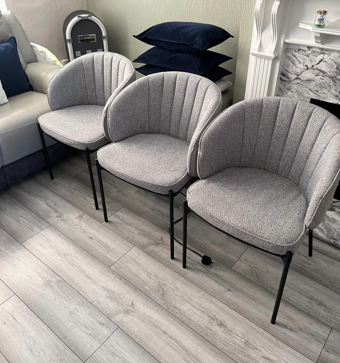 Grey Dining Chairs - Image 2