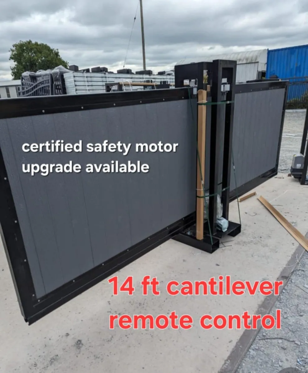 Electric remote cantilever gates - Image 2